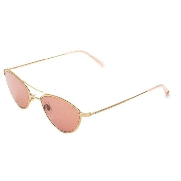 Garrett Leight Breeze Sunglasses Women's Breeze Brow Bar Cat Eye - Picture 1 of 4